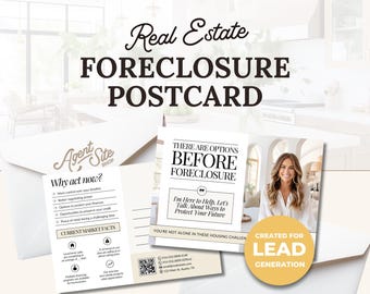 Foreclosure Real Estate Flyer | Real Estate Marketing | Canva Template | Real Estate Template | Pre-Foreclosure | Pre-Foreclosure Mailer