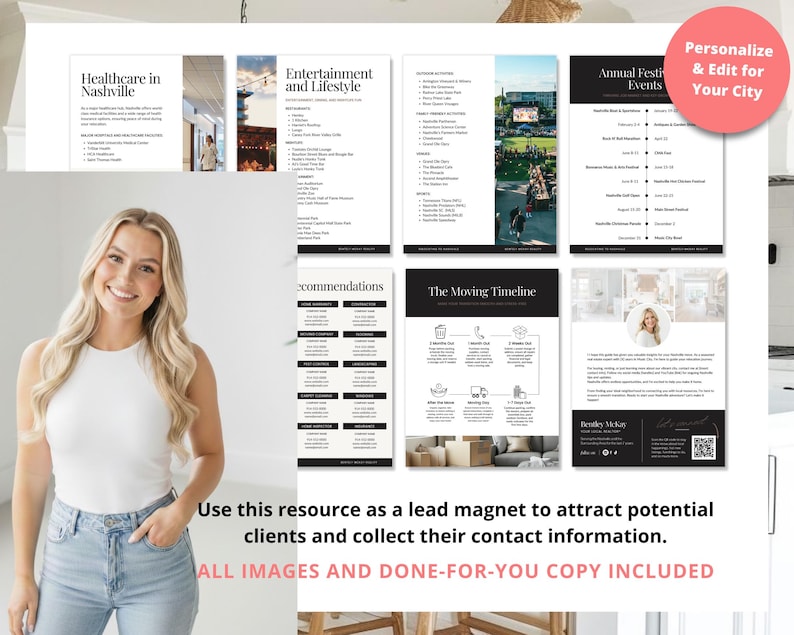 Relocation Guide Cover Real Estate Relocation Guide | Relocation Tool | City Welcome Template ...