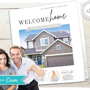 Real Estate Client Closing Guide Exit Packet | New Home Binder | Buyer Packet | Real Estate Marketing |Real Estate Home Buyer Canva Template