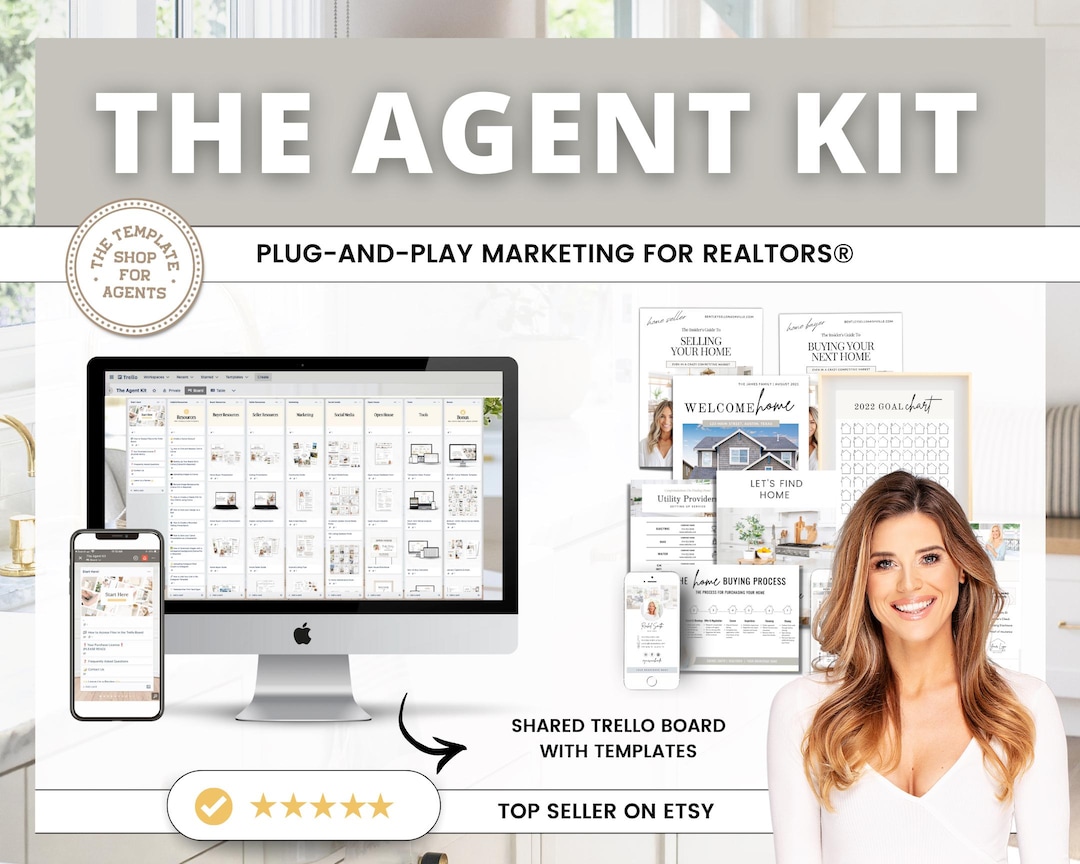 Real Estate Agent Marketing Bundle, Seller Guide Buyer Guide Real ...