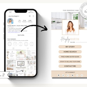 Link in Bio Instagram Template | Real Estate Marketing | Instagram ...