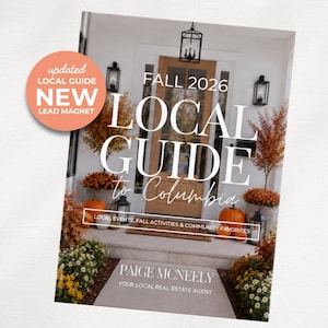 Fall Local Guide Template | Real Estate Marketing Canva Template | Editable Community Guide | Realtor Fall Guide Canva Template | 15+ Pages
