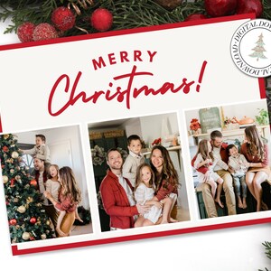 Briefkaart van de Onroerende goederen van Kerstmis | Vastgoedmarketing | Winternieuwsbrief | Kerstmailer | Winterlandbouwkaart | Kerstmarketing