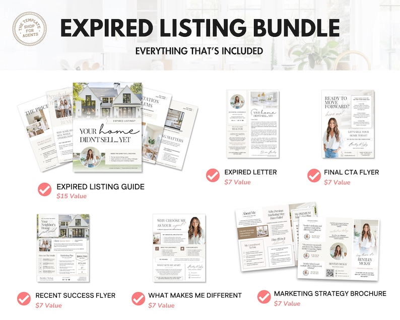 Expired Listing Packet.pdf Expired Listing Bundle | Expired Prospecting | Canva Template | Real ...