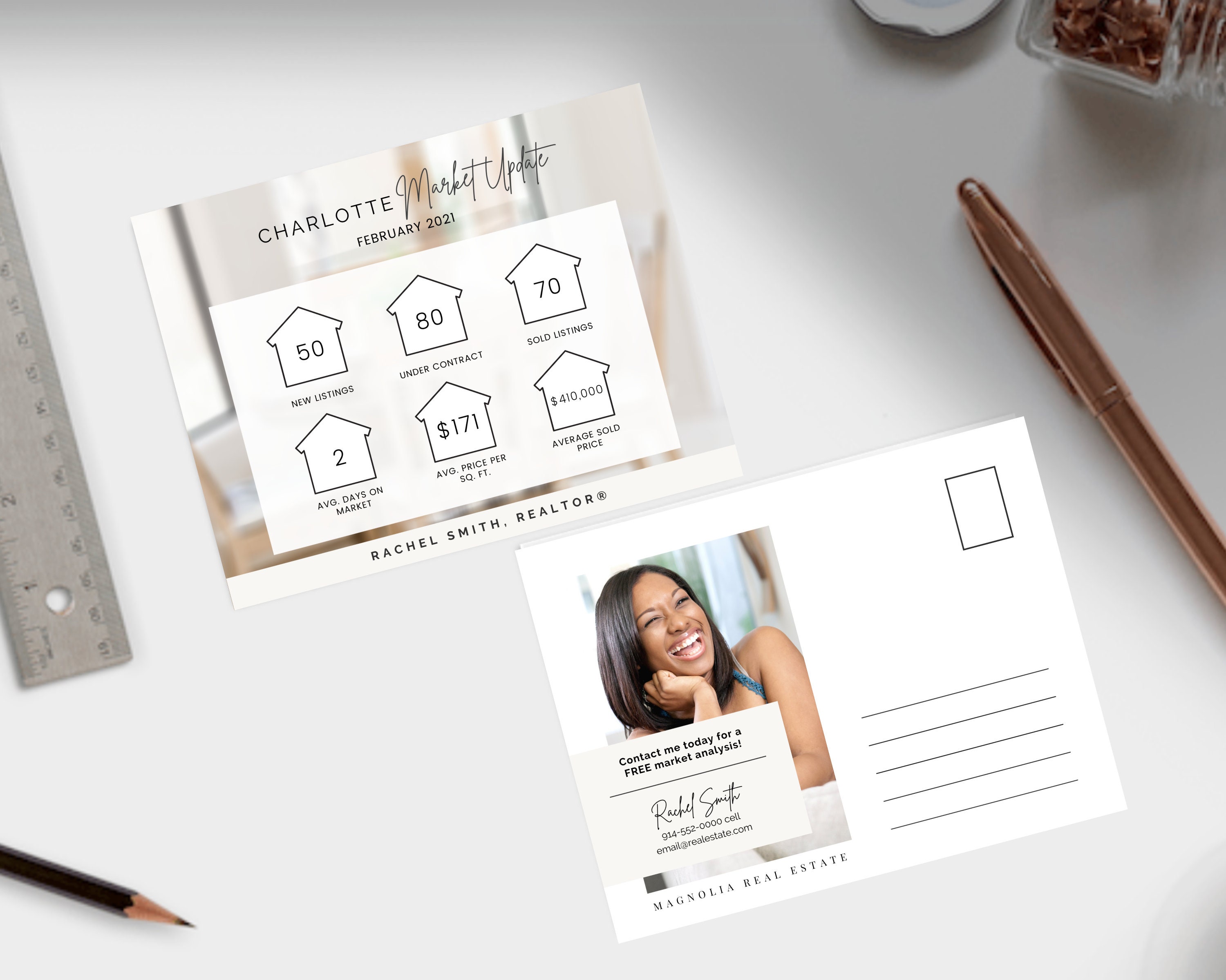 market-update-postcard-canva-template-printable-real-estate-etsy