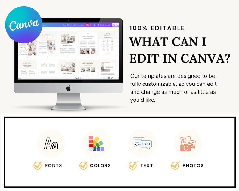 Real Estate Seller Guide & Home Buyer Guide Bundle | Real Estate Marketing | Home Seller Guide | CMA Packet | Listing Presentation | Canva image 7