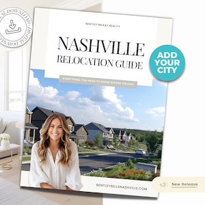 Real Estate Relocation Packet | City Welcome Guide | Lead Magnet | Realtor Marketing | Local Guide Template | City Guide Lead Magnet | Canva
