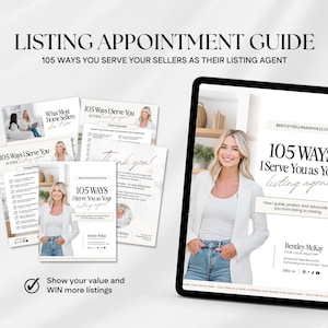 Guida all'appuntamento per la messa in vendita di un immobile: 105 modi in cui ti sono utile, guide per i venditori, presentazione dell'immobile, proposta di valore, modello Canva