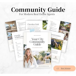 Guide de quartier | Guide communautaire | Modèle de guide local de l'immobilier | Guide communautaire de l'immobilier | Guide de la ville de la communauté locale | Toile