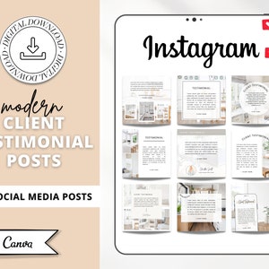 Band 1 | Kunden Testimonial Beiträge | Kundenrezensionen | Instagram Posts | Immobilienmarketing | Unternehmer Social Media Beiträge | Canva Posts