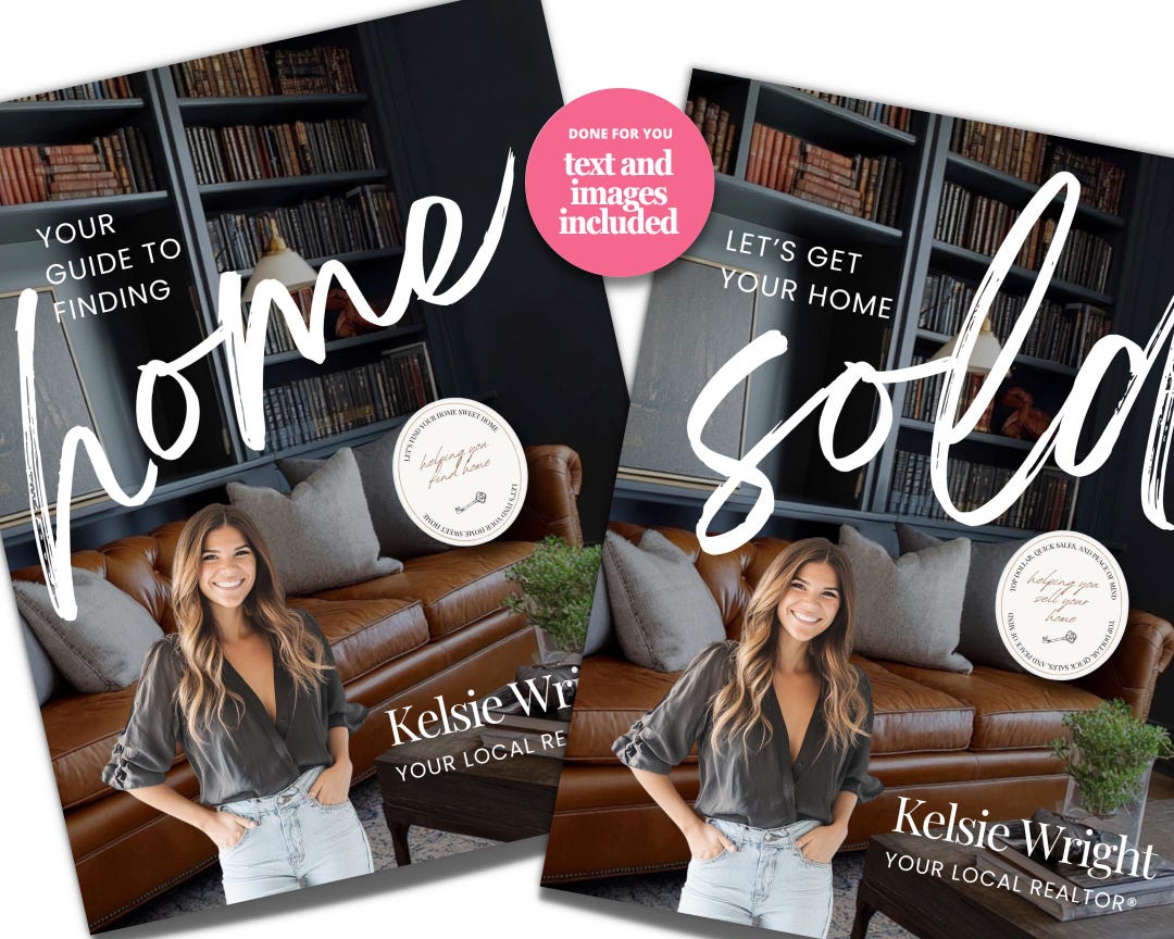 Real Estate Listing and Buyer Presentation Bundle | Home Buyer Guide ...
