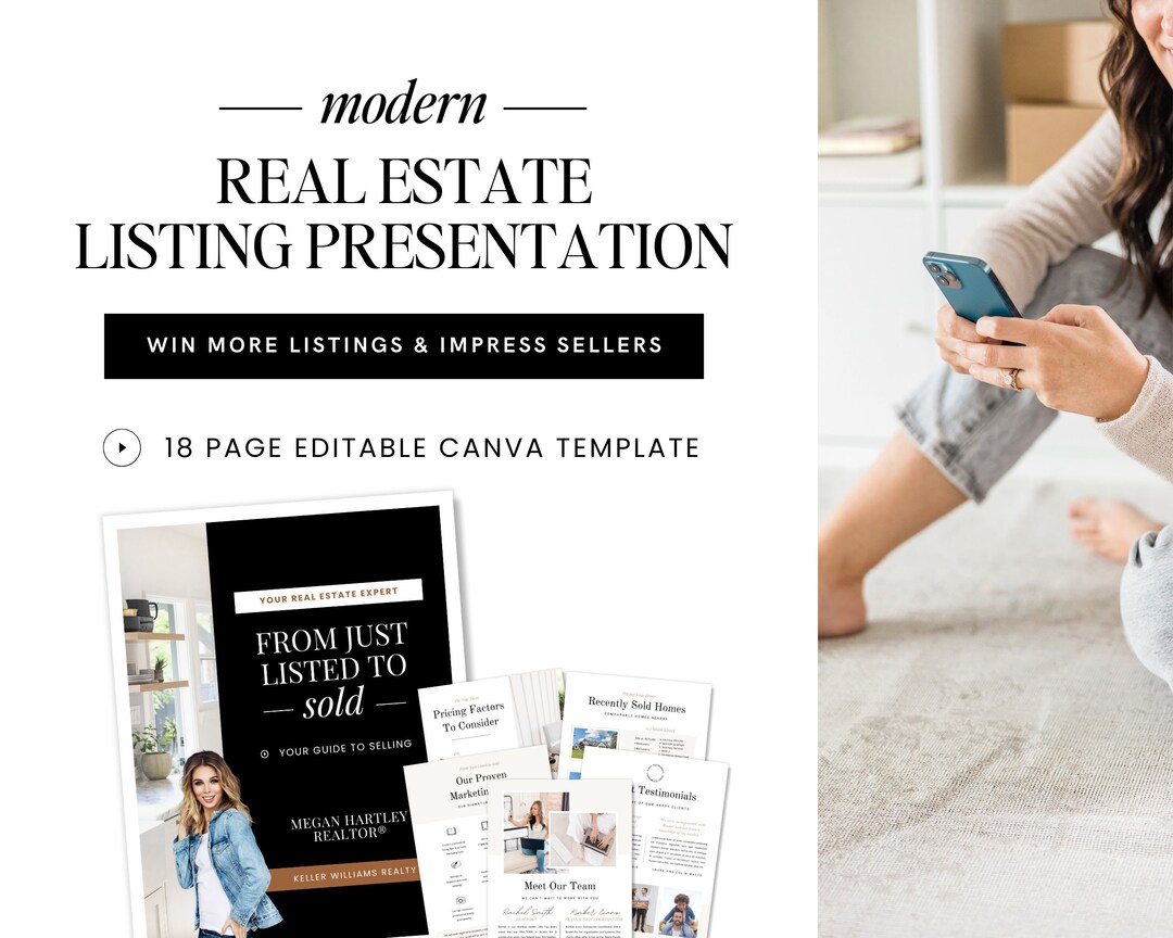 Real Estate Listing Presentation Seller Guide | Real Estate Marketing ...