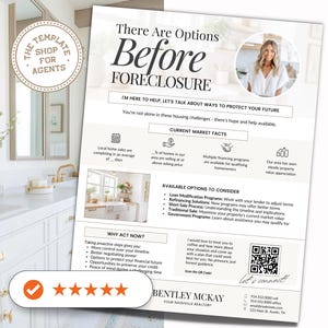 Foreclosure Real Estate Flyer | Real Estate Marketing | Canva Template | Real Estate Template | Pre-Foreclosure | Pre-Foreclosure Mailer
