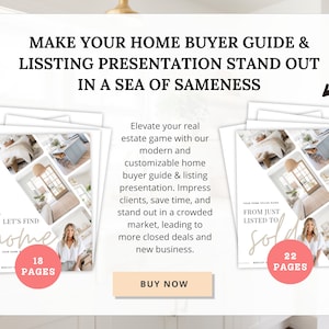 Real Estate Seller Guide & Home Buyer Guide Bundle | Real Estate Marketing | Home Seller Guide | CMA Packet | Listing Presentation | Canva image 6