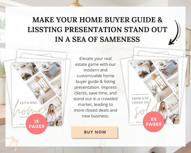 Real Estate Seller Guide & Home Buyer Guide Bundle | Real Estate Marketing | Home Seller Guide | CMA Packet | Listing Presentation | Canva image 6