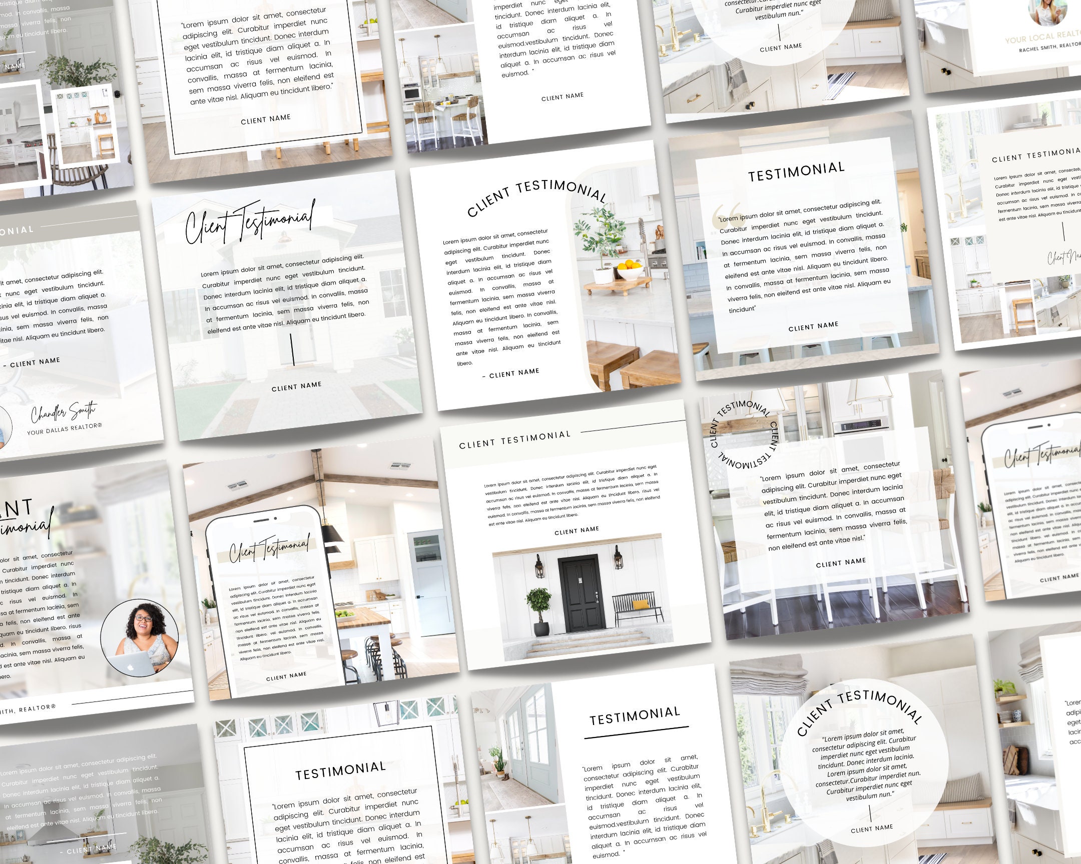 Vol 1 Client Testimonial Canva Templates Real Estate Etsy 10-canva-testimonial-templates-kindawonderful