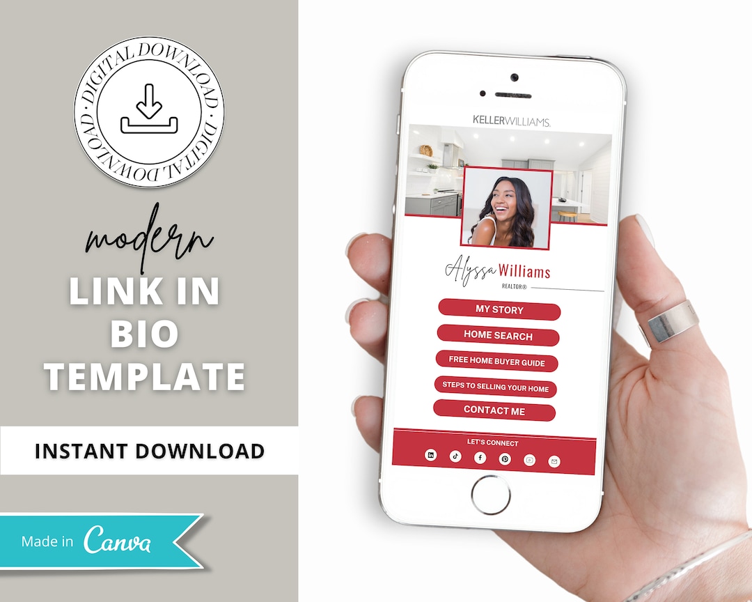 Link in Bio Instagram Template | Real Estate Marketing | Instagram ...