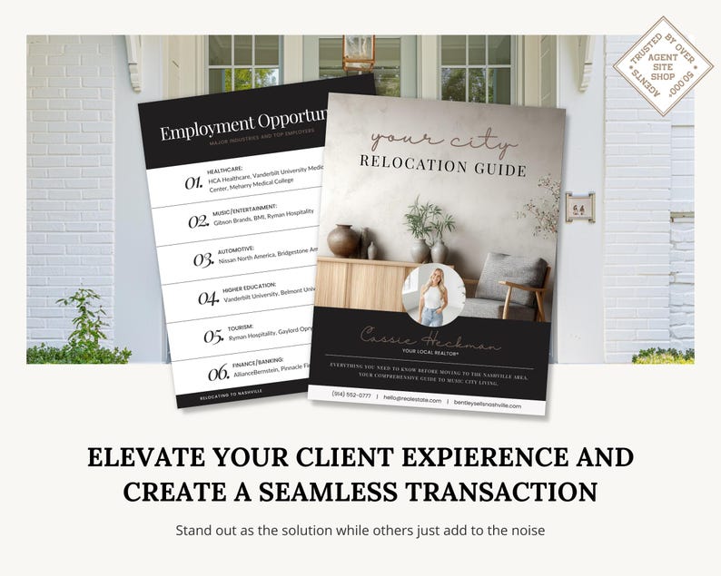 Relocation Guide Cover Real Estate Relocation Guide | Relocation Tool | City Welcome Template ...
