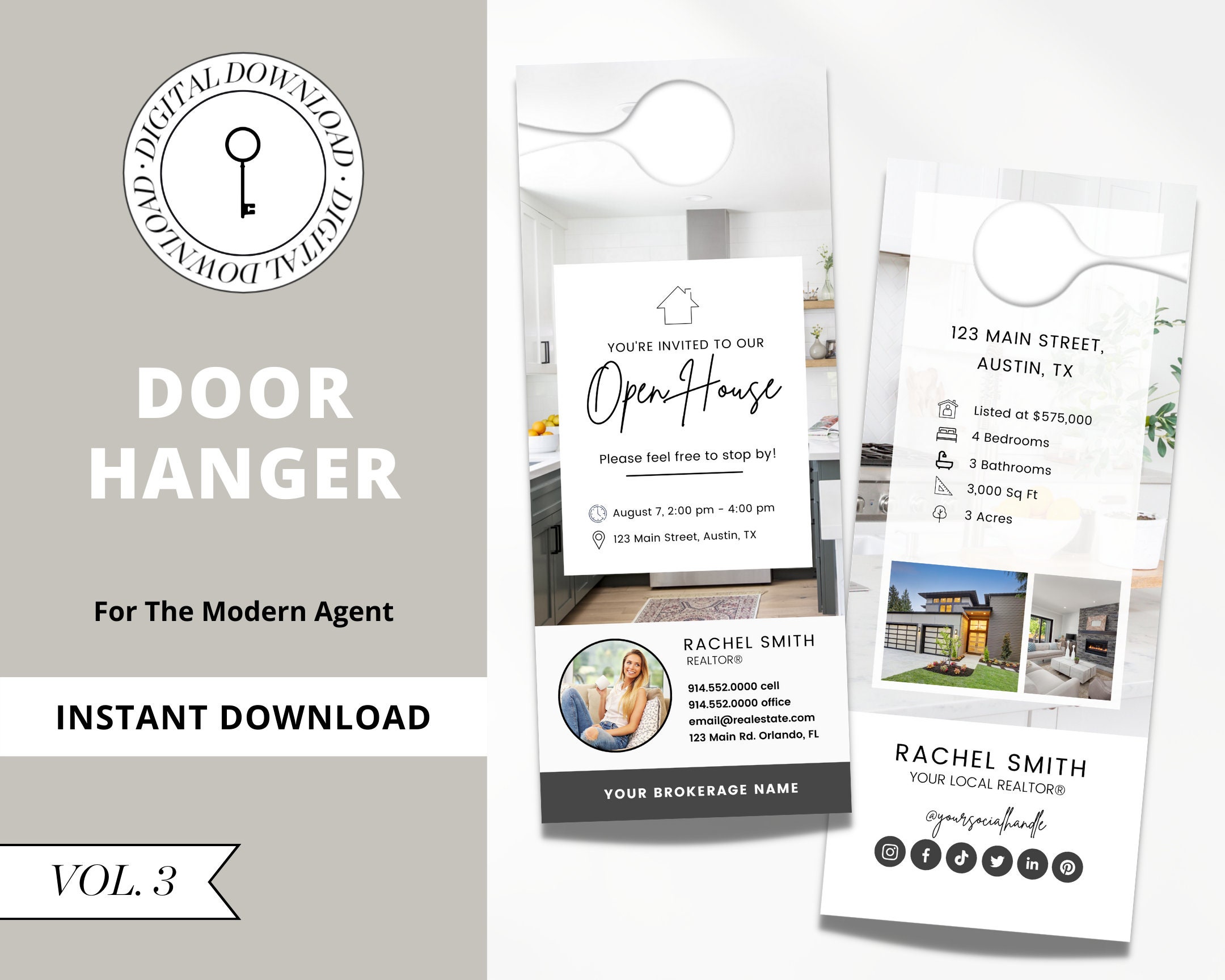 Door Hanger Template Canva