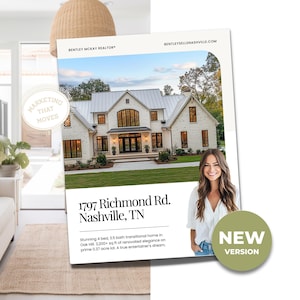Real Estate Brochure | Property Brochure | Open House Brochure | For Sale Flyer | Listing Flyer | Real Estate Marketing | Brochure Template