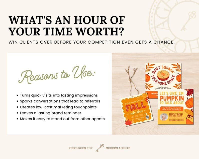 Fall Pop-by Bundle | Referrals Pop-by | Real Estate Marketing | Past ...