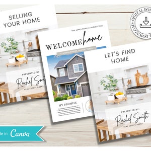 Real Estate Guide Pack | Real Estate Listing Presentation | Home Buyer Guide | Closing Guide/ Exit Packet Realtor Marketing | Marketing
