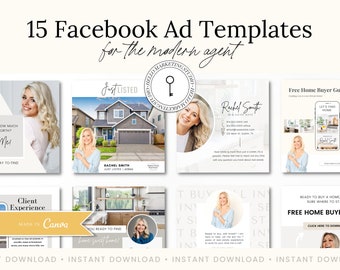 Real Estate Facebook Ad | Real Estate Ads | Facebook Ad Template | Instagram Ads | Lead Magnet | Real Estate Marketing | Advertising | Ads