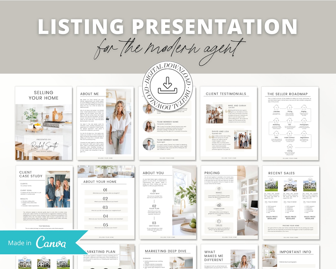 Real Estate Listing Presentation | Real Estate Marketing | Home Seller ...