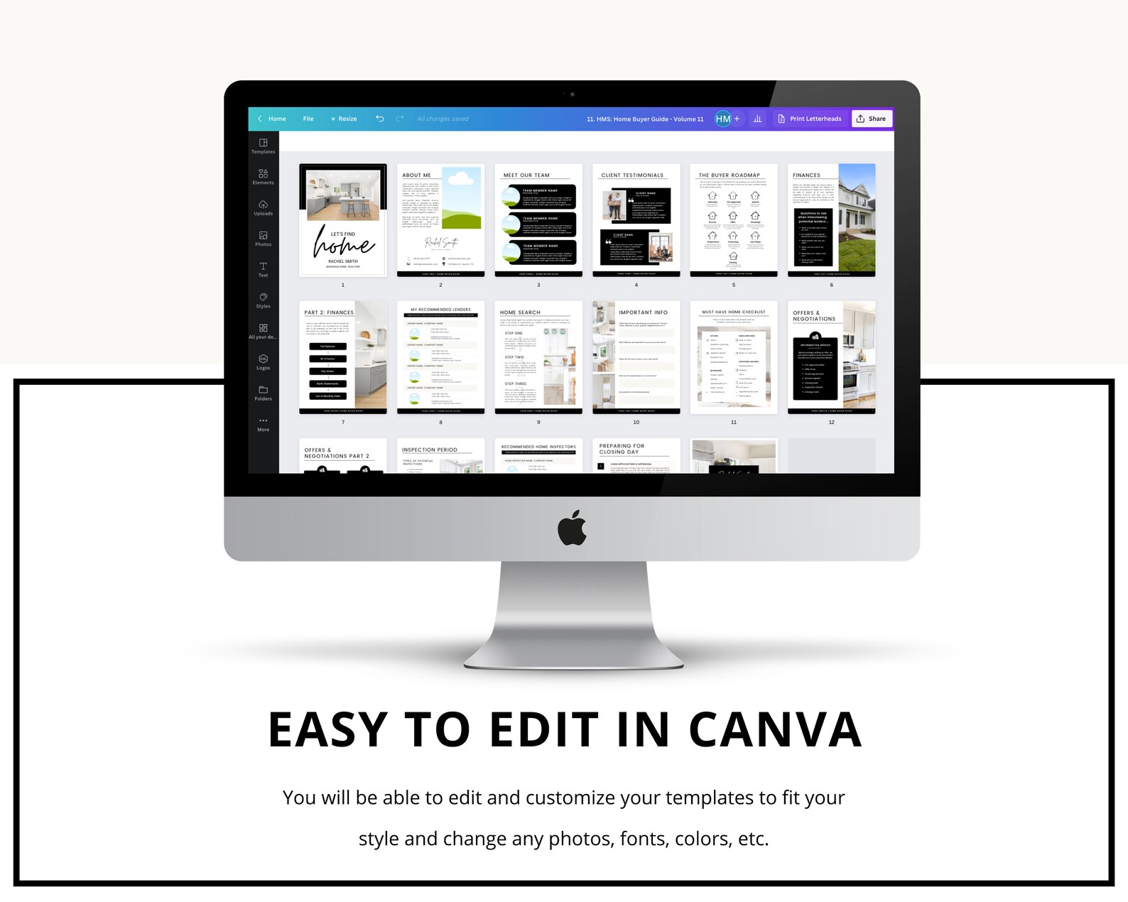 17 Pg Real Estate Home Buyer Guide Clack Buyer Packet Etsy