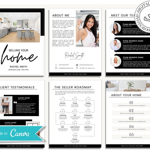 Real Estate Seller Guide Home Seller Real Estate Marketing Etsy