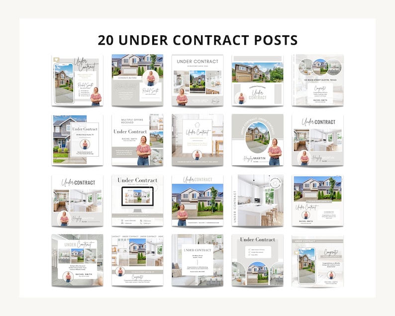 100 Real Estate Social Media Listing Update Posts Real Estate Marketing ...