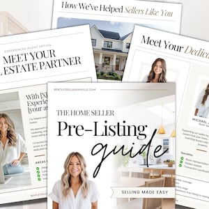 Pre-Listing Guide | Listing Presentation | Canva Template | Home Seller Guide | Seller Roadmap | Listing Consultation | Listing Packet