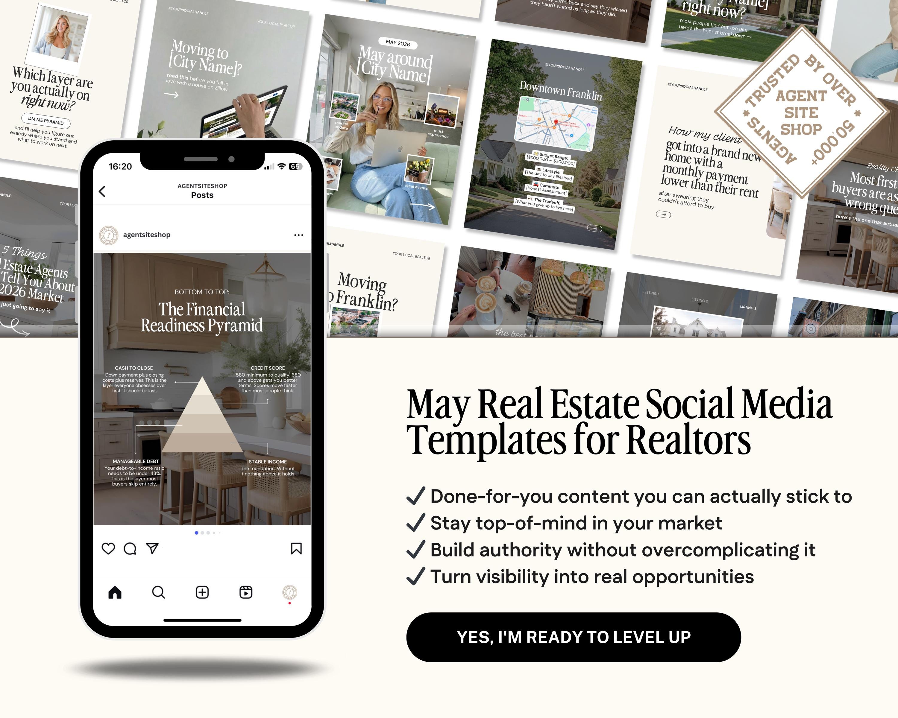 May 2026 Real Estate Social Media Canva Templates, Realtor Marketing ...
