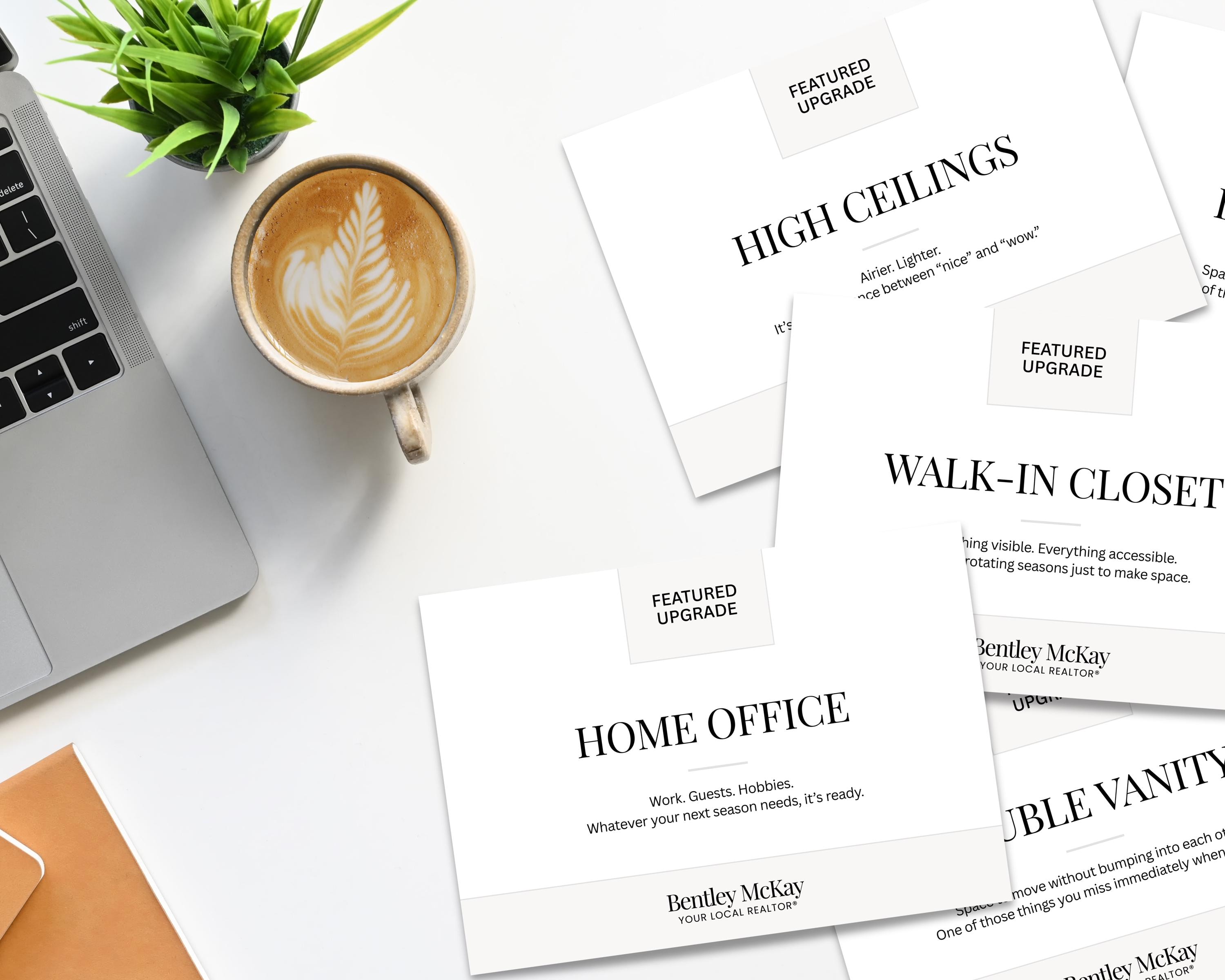 Local Highlight Sign Open House Feature Signs | Real Estate Feature Highlight Cards ...