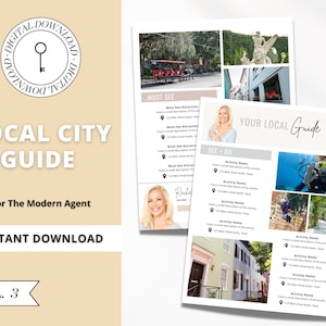 Real Estate Local Guide | City Guide | Local Attraction | Relocation Guide | Community Guide |  Welcome Guide | Canva Template | Vol 3