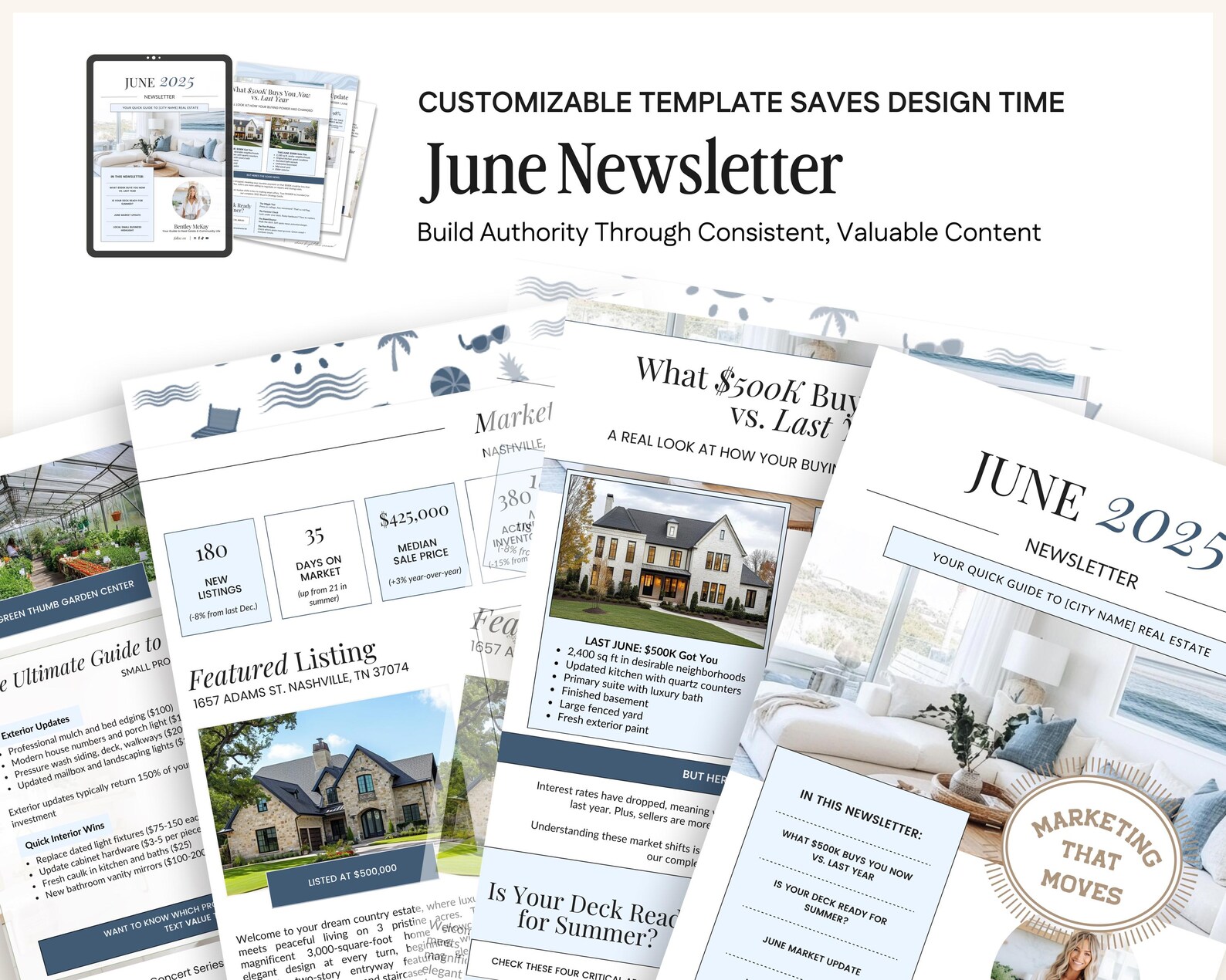 June Real Estate Newsletter | Real Estate Marketing | Monthly Real ...