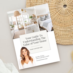 Home Equity Report | CMA Packet Clients | Comparative Market Analysis | Listing Presentation | Seller Guide Real Estate Prospecting | Canva