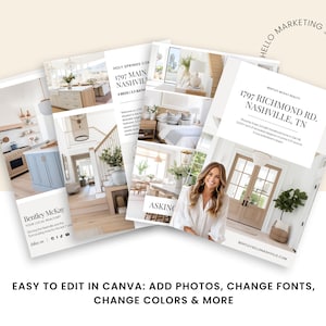 May include: A real estate listing for a 4 bedroom, 3.5 bathroom home in Nashville, Tennessee. The listing features a photo of the home's front entrance and a photo of the interior. The listing also includes the realtor's name and contact information.