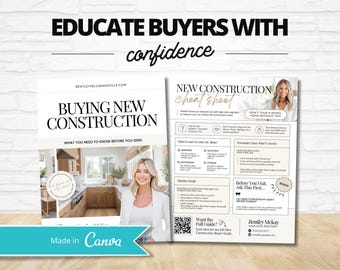 Pacote para Construção de Casa Nova | Guia do Construtor de Casa Nova | Imóveis em Construção | Comprador de Casa Nova | Marketing Imobiliário