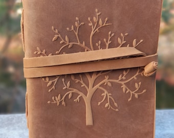 Tree of Life Leather Journal Lined paper Refillable Notebook Diary For Writing Notebook for Men and Women Thanksgiving Gift