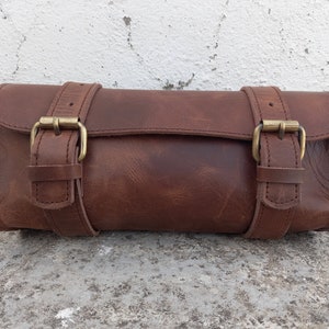 Leather Saddle Bag Motorcycle Pouch Buffalo Hide Leather Bag Motorcycle Saddlebag Brown Handmade Motorbike Panniers Set of 3 Bags Etsy