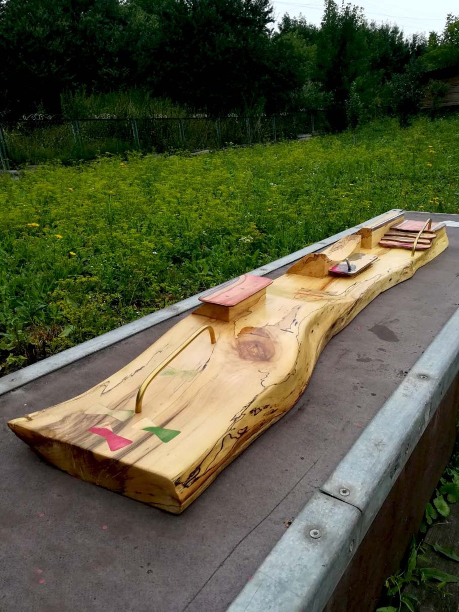 Wood Skate Park for Fingerboards. Wooden Park. Etsy