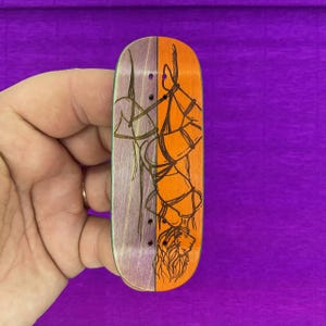 34 mm Board Workers fingerboards Split Engraving