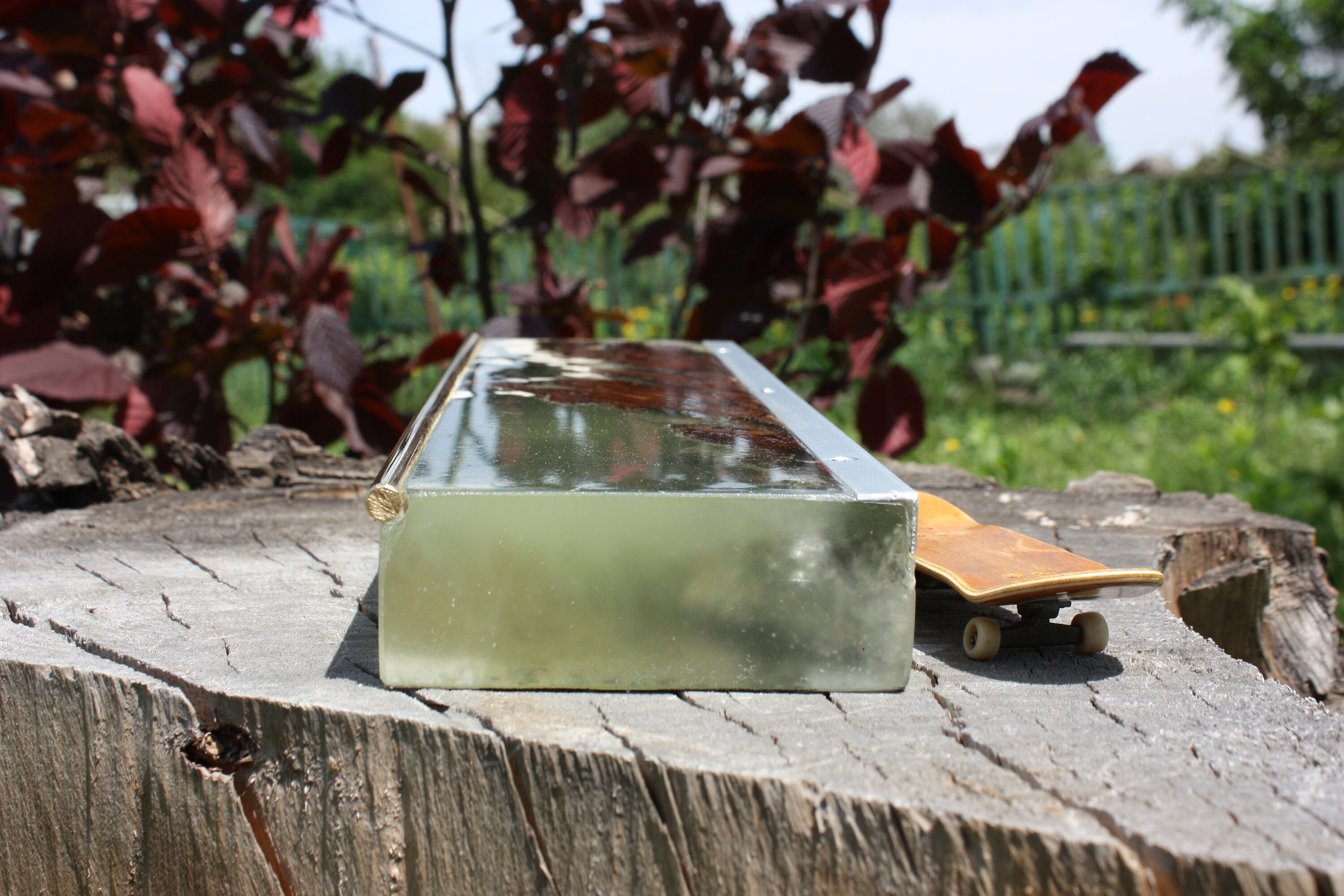 Woodepoxy grind box for fingerboards. Etsy