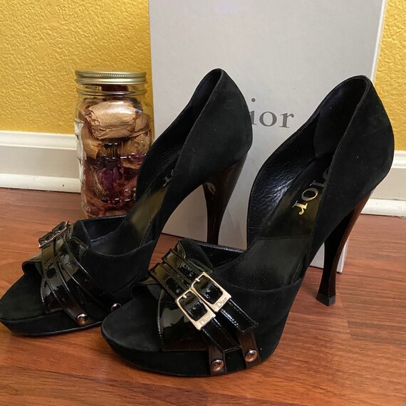 Vintage Dior Suede Pumps