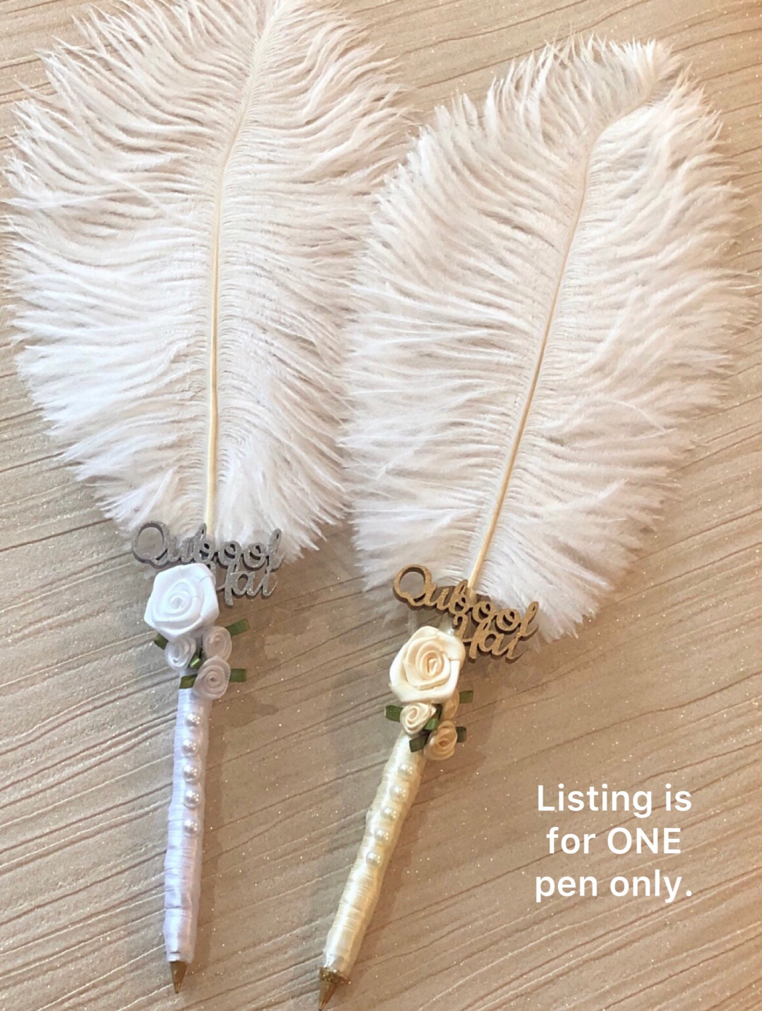 Nikkah Pen. Pen Gift. Wedding Pen.Signature Pen. Ostrich - Etsy 日本