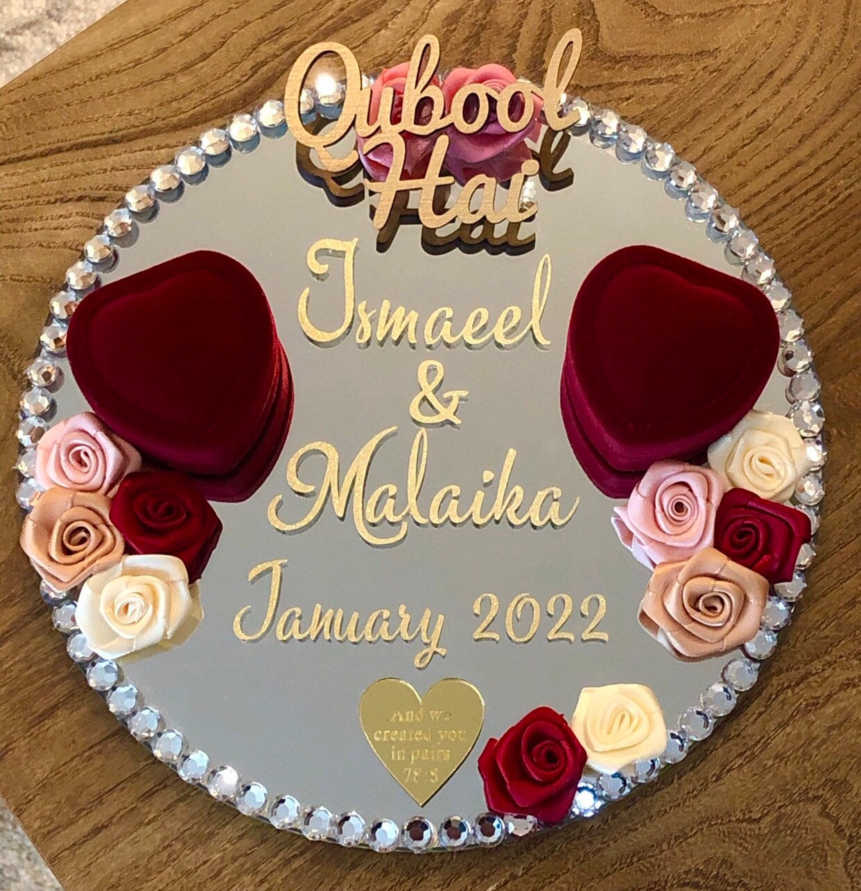 Buy Nikkah Ring Tray. Ring Box . Nikkah Gifts. Wedding Ring Online ...