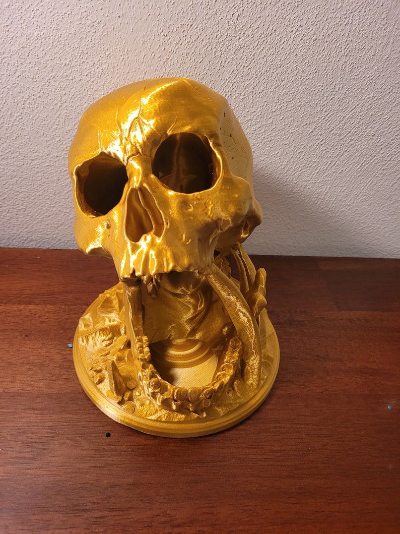 Skull Dice Tower Etsy