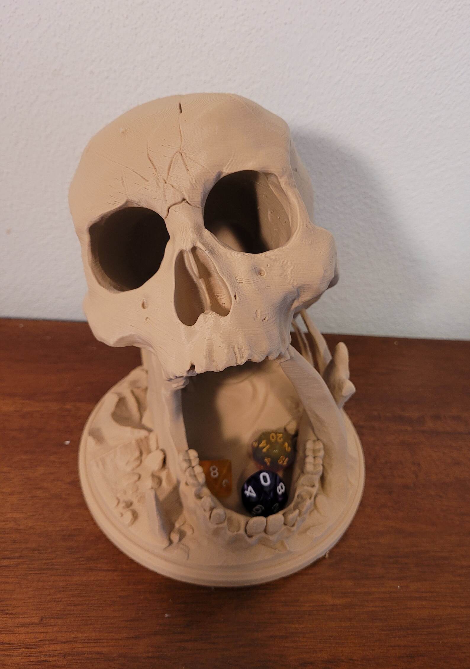 Skull Dice Tower Etsy