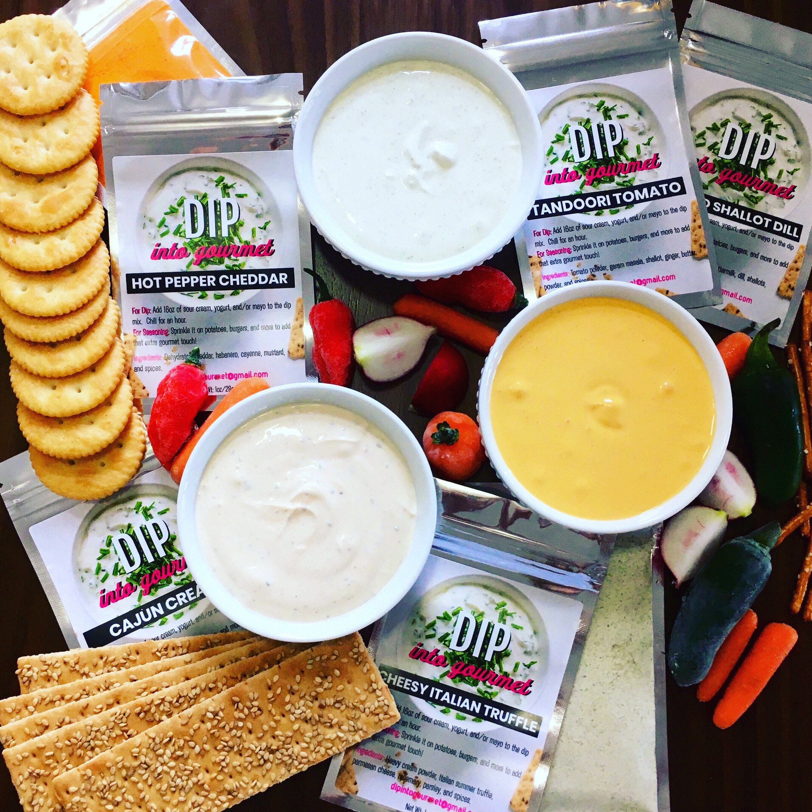 Food Snack Dip Gourmet Packets 5 Pack Variety Dips Seasonings Etsy